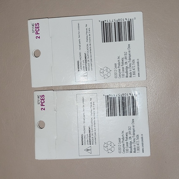 BNIP Conair (2 packages) bow and flower with rhinestone hair clips - Picture 3 of 4